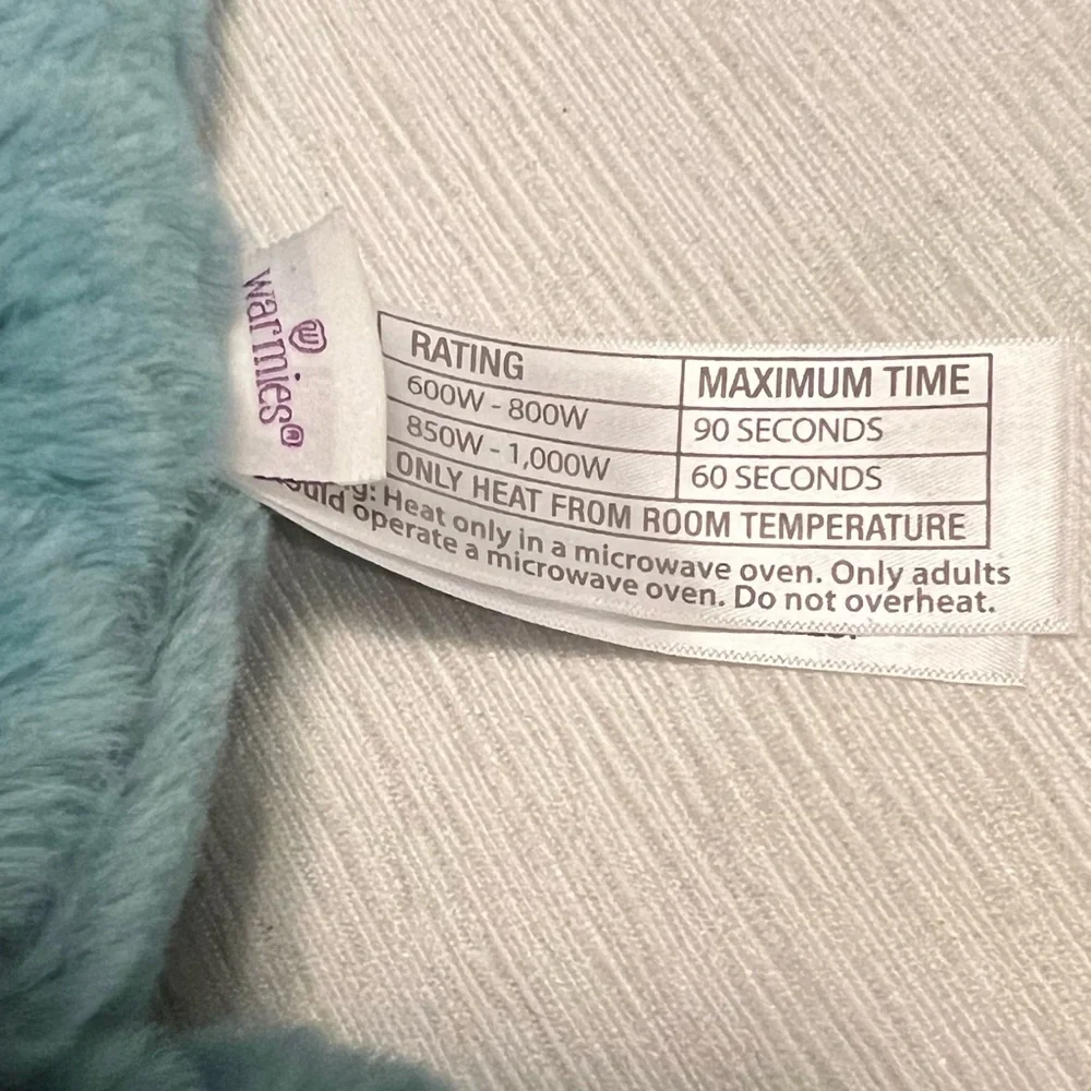 NWT Warmies Velociraptor Heat or Cool Weighted Stuffed French Lavender - Picture 8 of 10